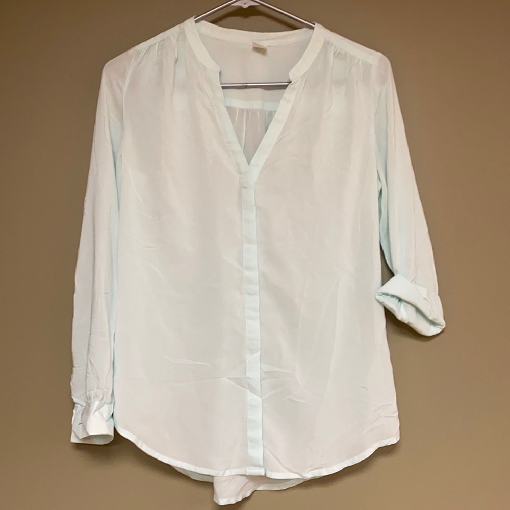 Mint Colored Blouse - image 1